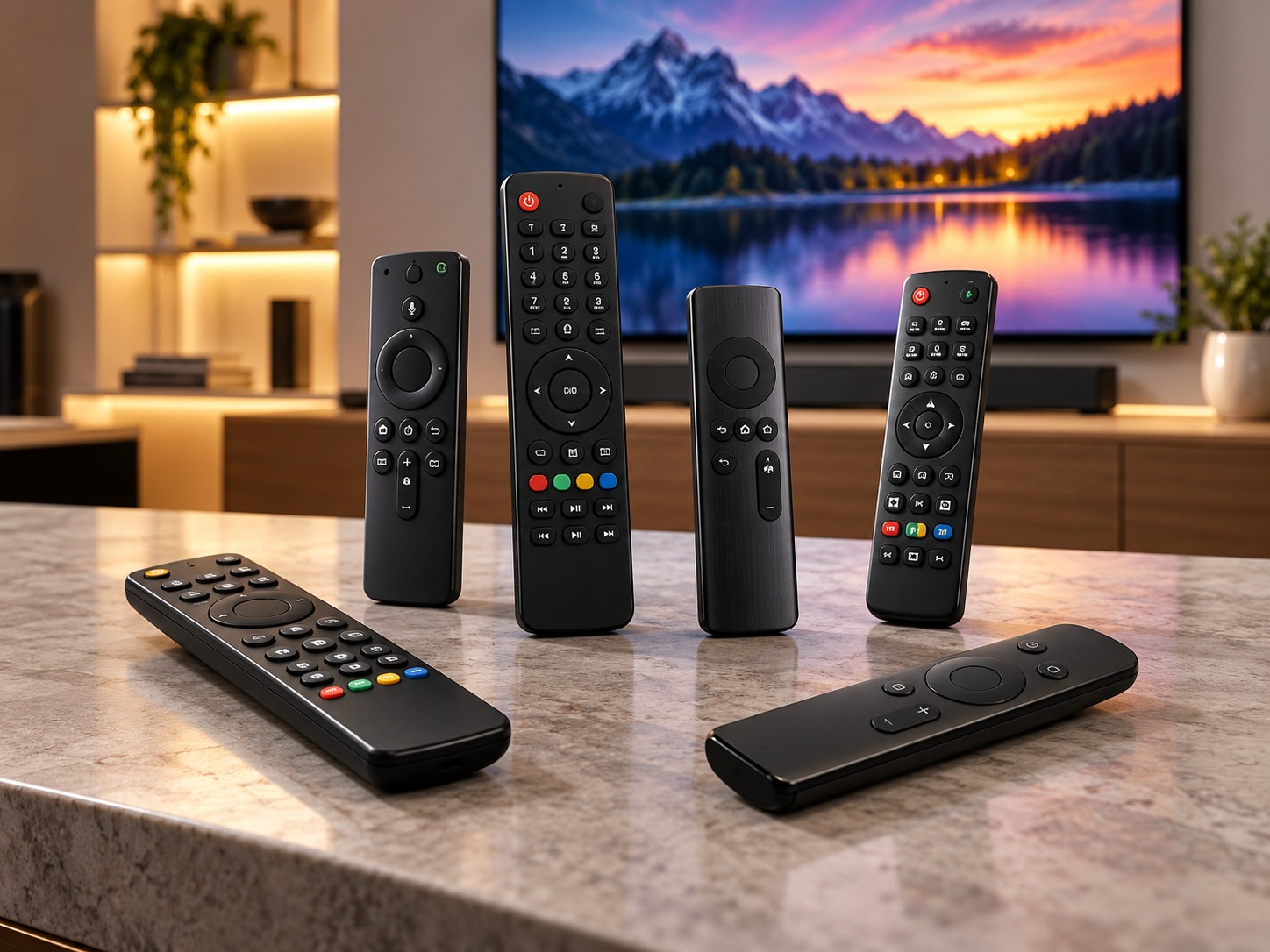 Controles remotos de TV